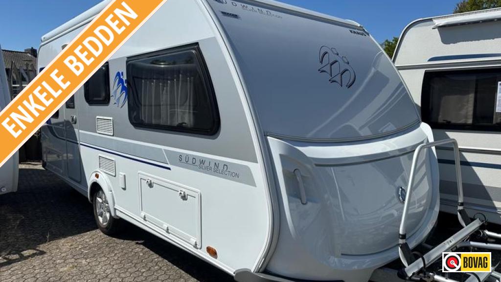 Knaus Sudwind Silver Selection 500 EU ENKELE BEDDEN, Caravans en Kamperen, Rondzit, Bedrijf, Schokbreker, 5 tot 6 meter