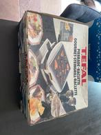 Tefal Gourmet-Steengrill-Raclette met 8 pannetjes, Witgoed en Apparatuur, Gourmetstellen, Ophalen, Gebruikt, 8 personen of meer