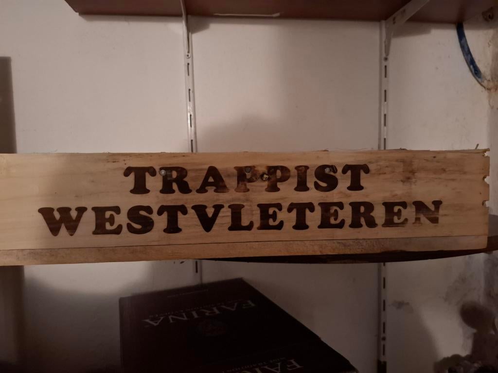 Houten kratje Westvleteren - Trappist bierkrat, Ophalen, Gebruikt