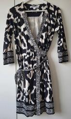 Diane von Furstenberg jurk in maat 36 of smalle 38, Patrizia Pepe Liu Jo, Zwart, Ophalen of Verzenden, Zo goed als nieuw