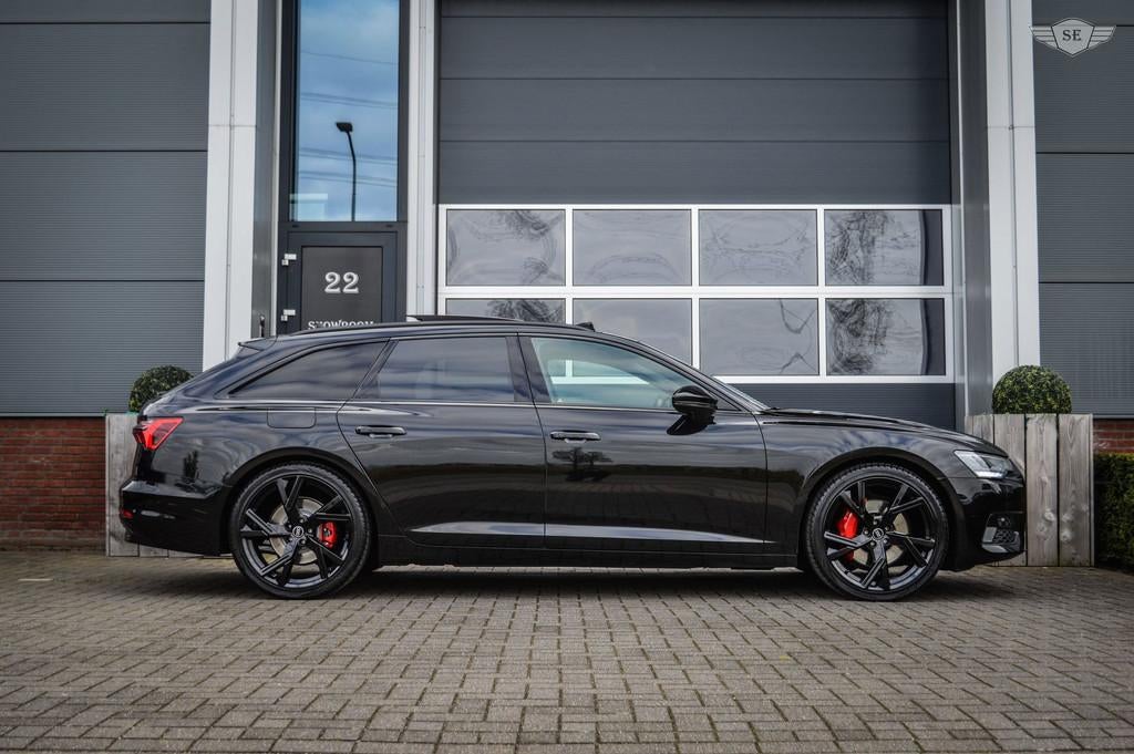 Audi A6 Avant 45 TDI|QUATTRO|SPORT|PROLINE|PANO|TREKHAAK|LED, Automaat, Gebruikt, Zwart, Diesel