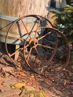 Vintage ijzeren wielen, Antiek en Kunst, Ophalen