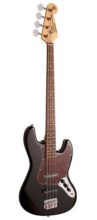 BD1BK SX Standard Series J-style elektrische basgitaar zwart, ., Nieuw, ., .