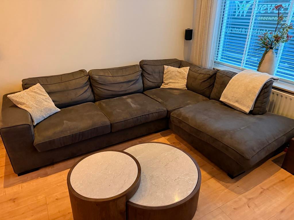 Hoekbank Haco, Ophalen, 250 tot 300 cm, Gebruikt, 100 tot 125 cm