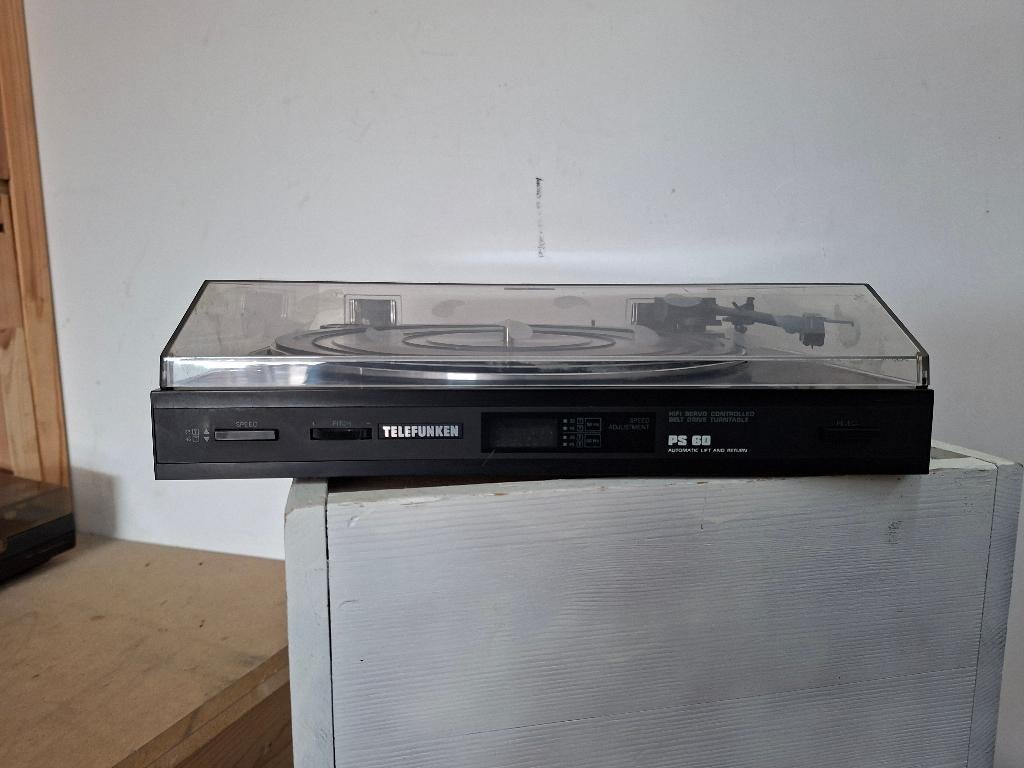 vintage platenspeler telefunken top staat, Ophalen of Verzenden, Zo goed als nieuw, Overige merken, Automatisch