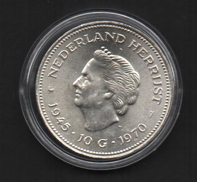 Zilveren 10 Gulden 1970 Koningin Juliana Pracht Munt (12), Koningin Juliana, Zilver, Ophalen of Verzenden, Losse munt