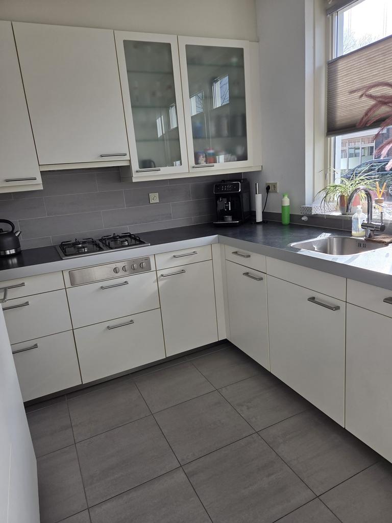 Complete Siematic keuken met Siemens apparatuur, Ophalen, Gebruikt, Wit, Hoekkeuken