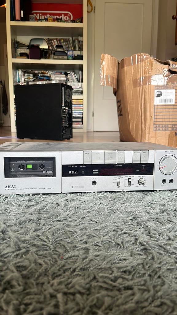 Akai hx-1 stereo cassette deck made in japan., Ophalen, Enkel, Akai