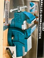 POWERFIX Profi Parallel-Schraubstock 100mm bankschroef, Ophalen of Verzenden, Nieuw