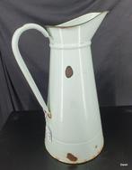 Decoratieve Franse geëmailleerde waterkan 37cm hoog!, Ophalen of Verzenden