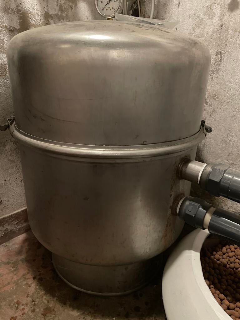 Warmtewisselaar , waterfilter tbv zwembad, Ophalen, Gebruikt