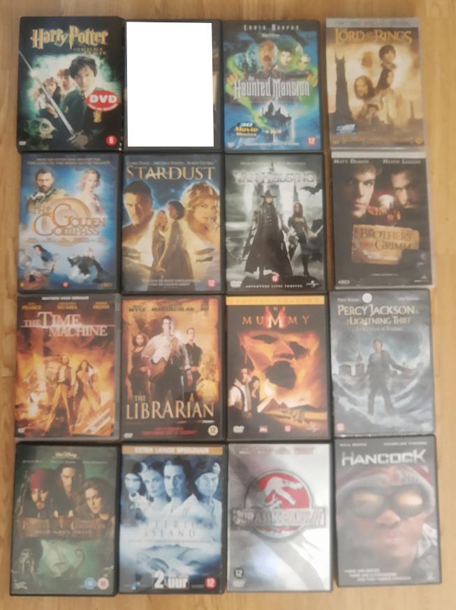 Partij Collectie 15x FANTASY DVD's, Cd's en Dvd's, Dvd's | Science Fiction en Fantasy, Zo goed als nieuw, Fantasy, Vanaf 12 jaar