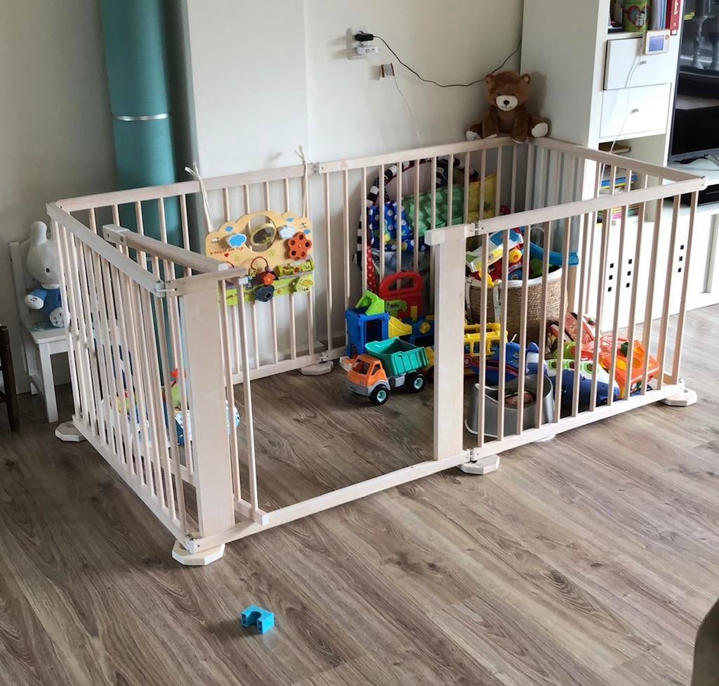 Grond box - kinder box - afscheiding hekwerk, Kinderen en Baby's, Boxen, Ophalen, Zo goed als nieuw, Overige vormen