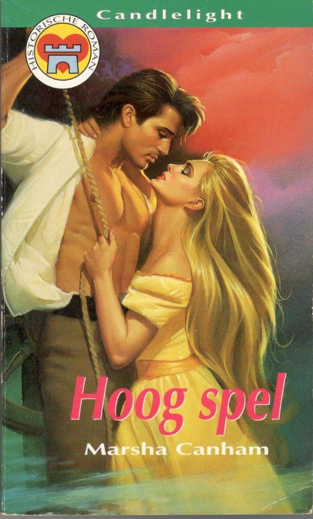 Marsha Canham - Hoog spel / candlelight historisch nr 68., Boeken, Romans, Ophalen of Verzenden, Gelezen