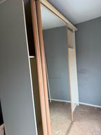 Ruime kledingkast met spiegeldeur, Gebruikt, 200 cm of meer, Overige houtsoorten, 50 tot 100 cm