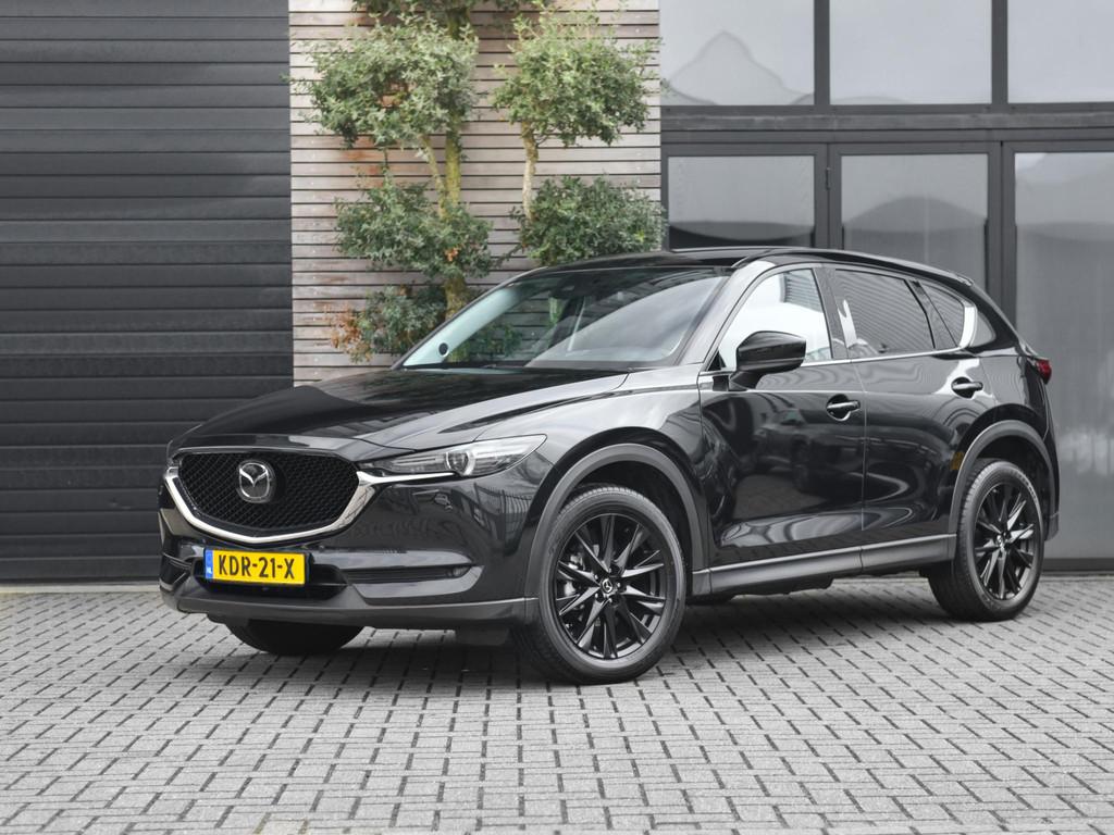 Mazda CX-5 2.5 SkyActiv-G 192 GT-M 4WD Leer Bose Camera adap, Automaat, Gebruikt, 2000 kg, Zwart