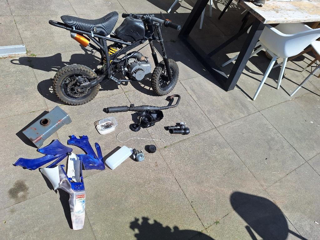 Pitbike, Fietsen en Brommers, Minibikes, Midibikes en Pitbikes, Gebruikt, Pitbike, Schijfrem, Ophalen