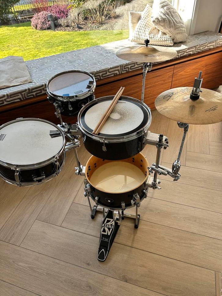 Tama Cocktail Jam - Midnight Black Sparkle, Muziek en Instrumenten, Drumstellen en Slagwerk, Zo goed als nieuw, Tama, Ophalen