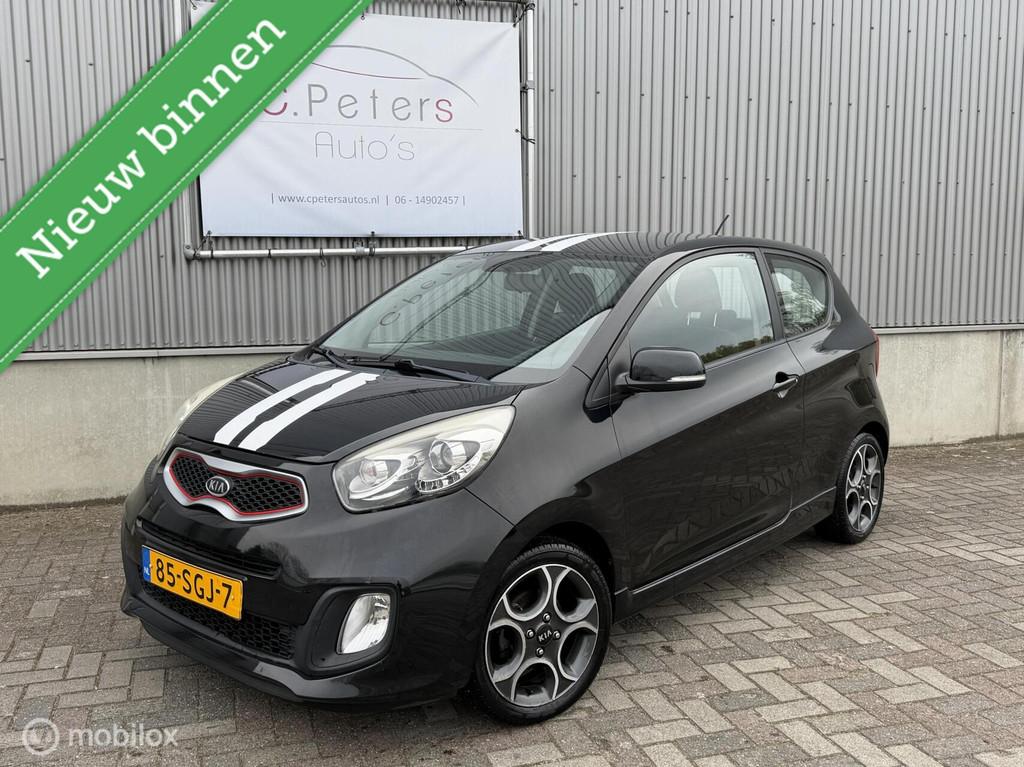 Kia Picanto 1.2 CVVT 86pk Sportline Pack 2011 / Airco / LM V, Auto's, Kia, Bedrijf, Te koop, Picanto, ABS, Airbags, Airconditioning
