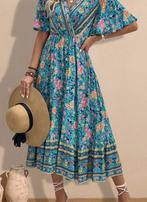 Ibiza jurk bohemian stijl maat 42/44 lang model katoen, Kleding | Dames, Jurken, Overige kleuren, Maat 42/44 (L), Ophalen of Verzenden