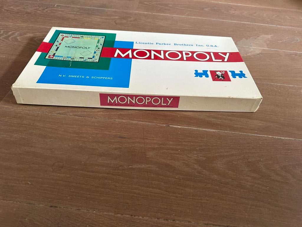 Vintage Monopolyspel jaren 60/70, Hobby en Vrije tijd, Gezelschapsspellen | Bordspellen, Vijf spelers of meer, Ophalen of Verzenden