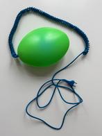 Vintage IKEA LÖV lamp - Groen cocoon design met blauw snoer, Ophalen of Verzenden, Gebruikt
