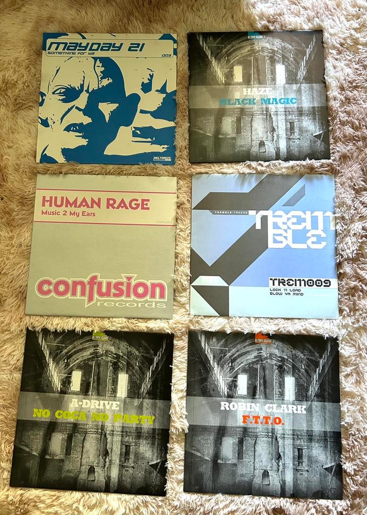 6x Hardstyle 12”, Cd's en Dvd's, Ophalen of Verzenden, Zo goed als nieuw, 12 inch