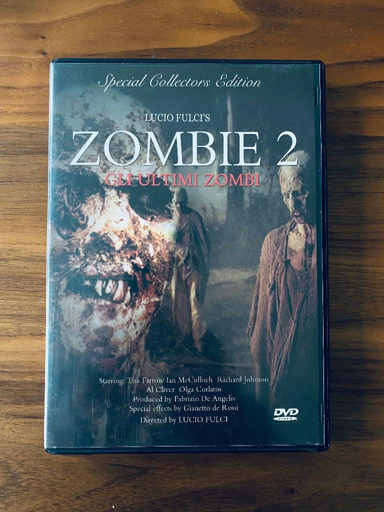 DVD: Zombie 2 (Gli Ultimi Zombi) (1979, Lucio Fulci), Horror, 1960 tot 1980, Vanaf 16 jaar, Ophalen of Verzenden