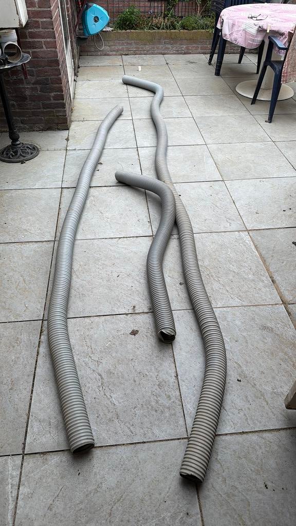 Grijs slangen maat 3 m 4,20 m 1,20 m stofafzuiging pvc, Ophalen, Pvc, Nieuw, 2 tot 4 meter