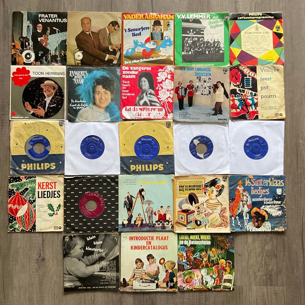 Verzameling Vintage 45 toeren singles collectie (23 stuks), Cd's en Dvd's, Vinyl Singles, Gebruikt, 7 inch, Single, Ophalen of Verzenden