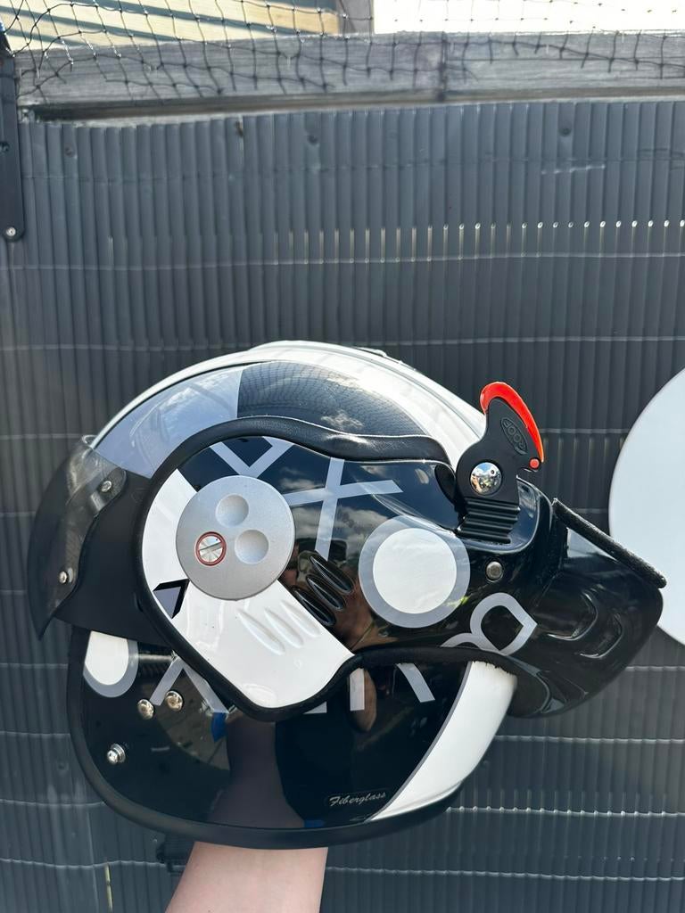 Roof Boxer M, Fietsen en Brommers, Brommerhelmen, Ophalen of Verzenden, Zo goed als nieuw, Medium