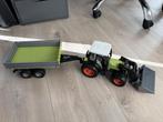 Claas tractor met aanhanger en voorlader, Ophalen, Zo goed als nieuw