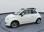 Fiat 500 C 1.2 Lounge Airco Lm velgen Zeer nette auto !, Auto's, Gebruikt, 4 cilinders, Cabriolet, Wit