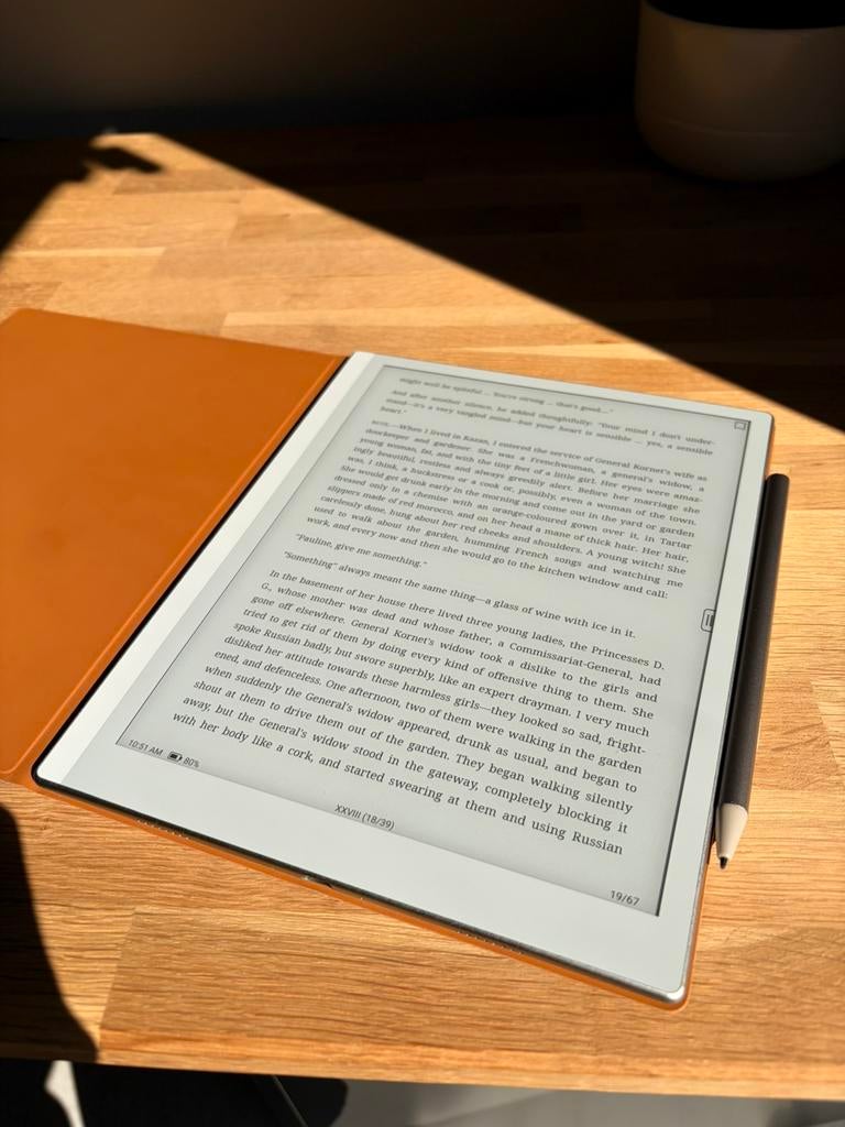 Boox Go 10.3 Gen 2 Lumi + Cover + Pen, Computers en Software, E-readers, Ophalen, Zo goed als nieuw, 10 inch of meer