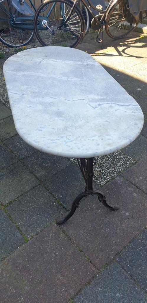 Marmeren tuintafel, Ophalen of Verzenden, Rechthoekig, Overige materialen