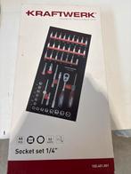 Kraftwerk 1/4" Socket Set 46-delig - Nieuw in doos, Doe-het-zelf en Verbouw, Gereedschap | Handgereedschap, Ophalen of Verzenden