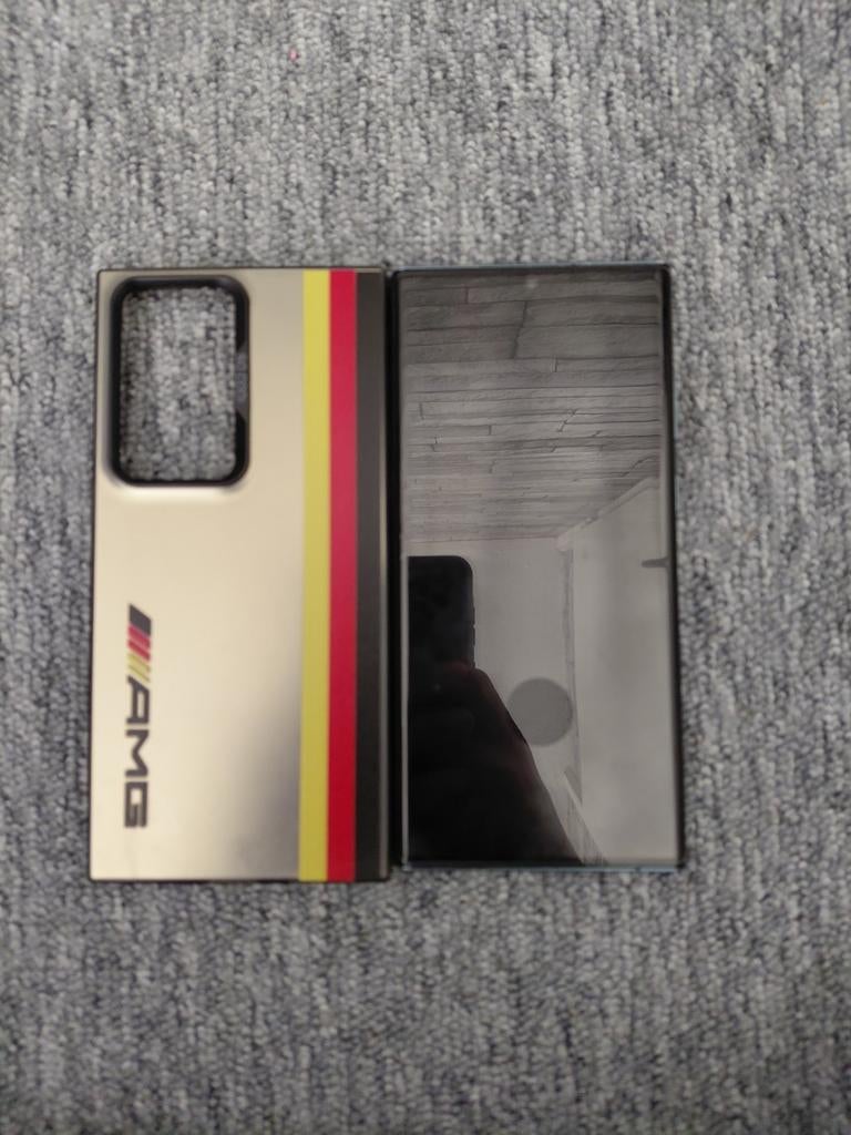 Samsung Galaxy S22 Ultra 256GB Zwart met AMG hoesje, Telecommunicatie, Mobiele telefoons | Samsung, Zwart, Touchscreen, Ophalen of Verzenden