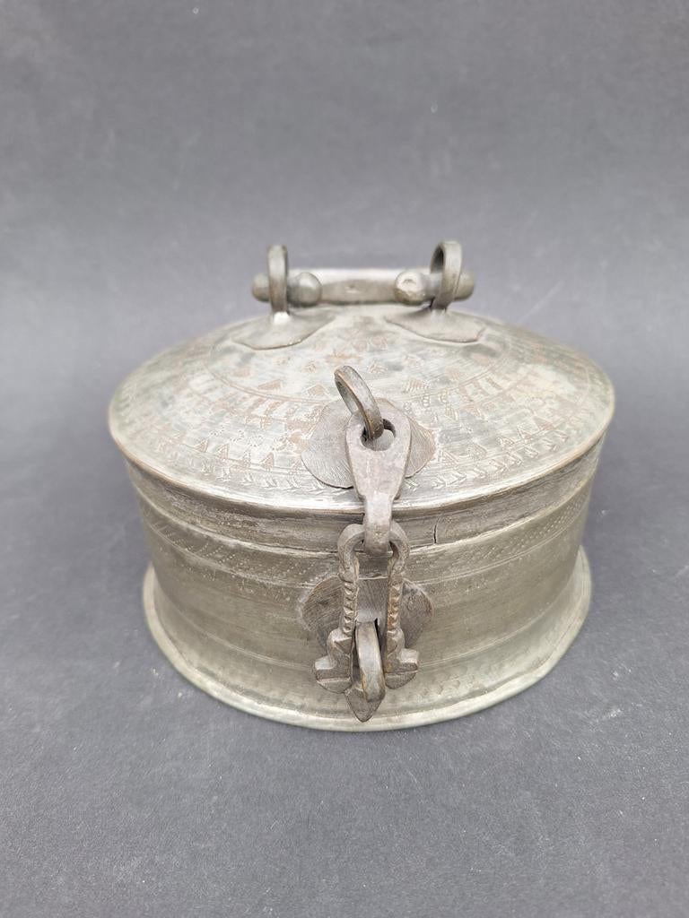 Pandan blik of doos uit India  19e, Ophalen of Verzenden