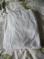 Hoeslaken Molton - Wit - 90 x 200 - zgan, Eenpersoons, Ophalen of Verzenden, Zo goed als nieuw, Wit