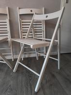 Ikea klapstoel Terje / Frosvi wit opklapbaar, Huis en Inrichting, Stoelen, Ophalen, Ikea scandinavisch, Wit, Zo goed als nieuw