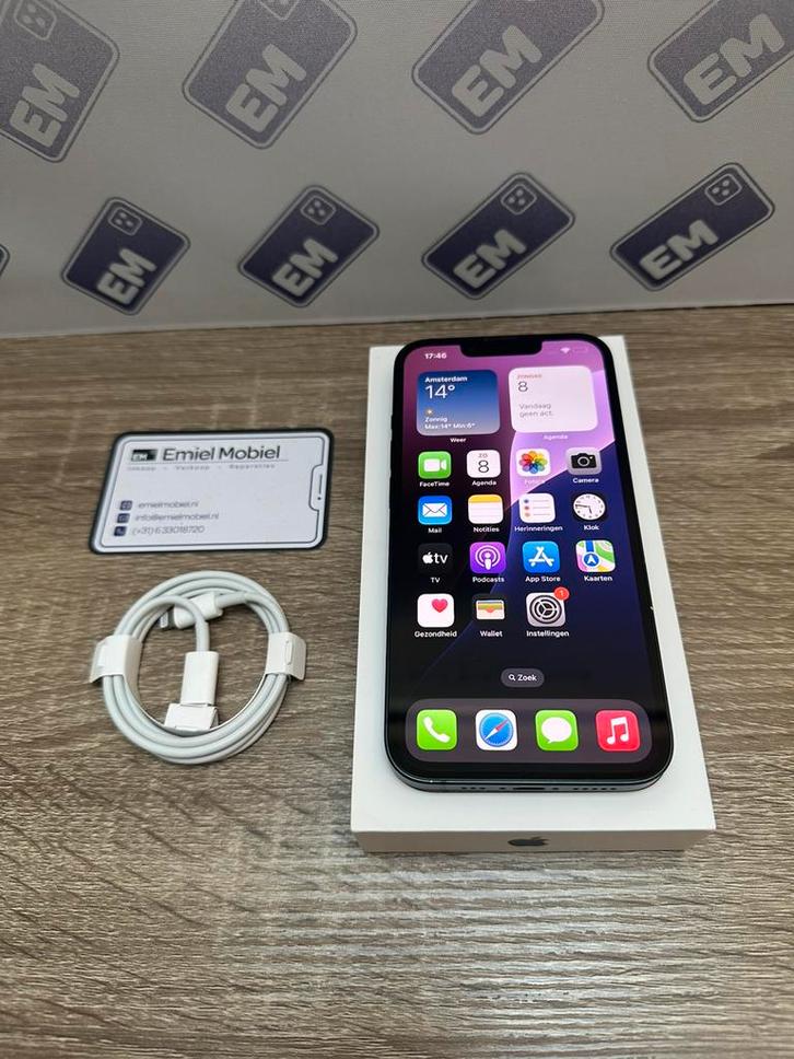 iPhone 14 - 128GB / batterij 100% / garantie, Telecommunicatie, Mobiele telefoons | Apple iPhone, Zo goed als nieuw, 128 GB, Zonder abonnement