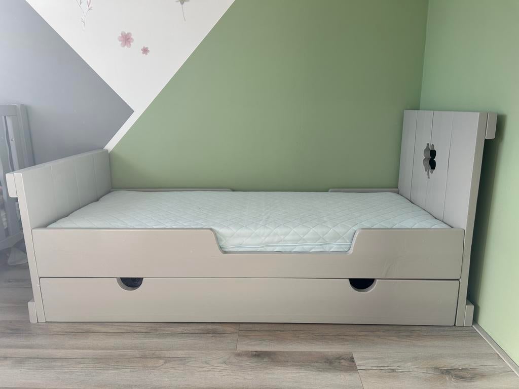 Peuterbed 70x160 met lade, Gebruikt, 70 tot 85 cm, 140 tot 160 cm, Ophalen