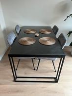 Eettafel + stoelen, Huis en Inrichting, Ophalen, 50 tot 100 cm, Zo goed als nieuw, 150 tot 200 cm