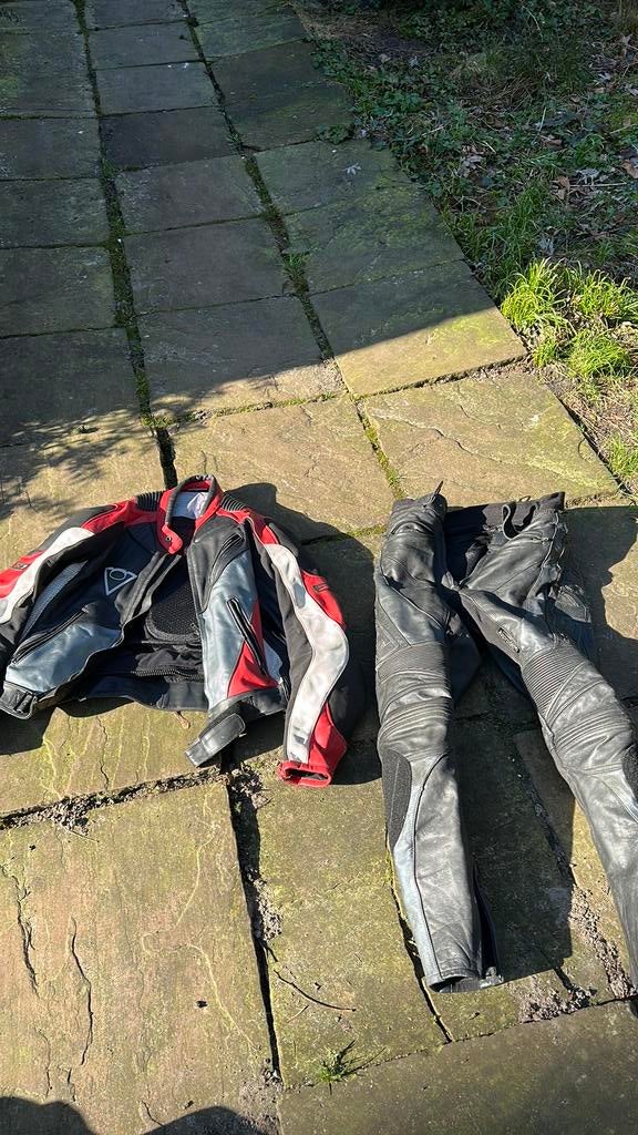 Vintage motor racesuit, Motoren, Kleding | Motorkleding, Ophalen, Tweedehands, Combipak