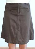 Bruine Rok Maat 36 met bruine geborduurde rand. Merk We., Bruin, WE, Ophalen of Verzenden, Maat 36 (S)