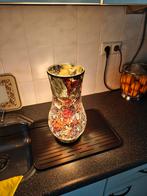 Grote mozaïek Vaas lamp H 37 cm sfeerverlichting. Prijs €20., Ophalen, Mozaïek Vaas lamp, Minder dan 50 cm, Glas