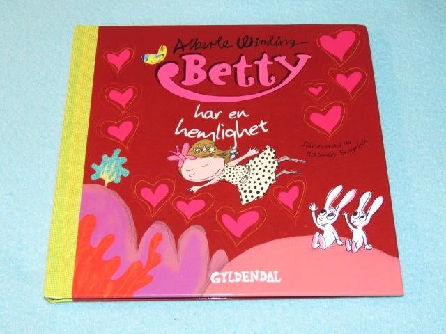 Zweeds prentenboek: Betty har en hemlighet - Alberte Winding, Ophalen of Verzenden, Zo goed als nieuw, Alberte Winding, Fictie algemeen