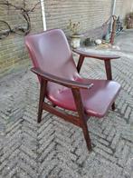 Vintage Louis van Teeffelen Webé fauteuil jaren 60, Gebruikt, Minder dan 75 cm, Vintage, 50 tot 75 cm