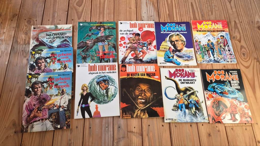 Bob Morane stripboeken, Boeken, Ophalen of Verzenden