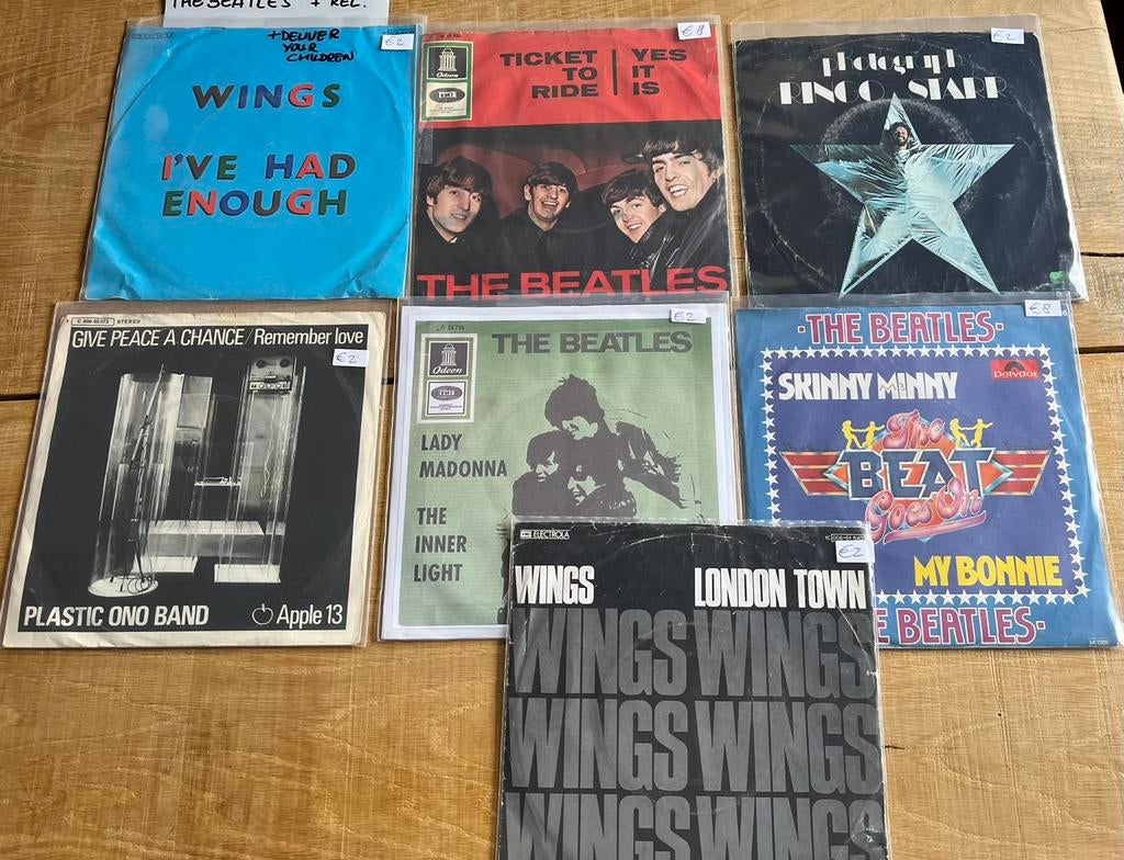 Singles o.a.: Beatles Bowie Creedende Eagles Who Beach Boys, Cd's en Dvd's, Vinyl Singles, Ophalen of Verzenden, Gebruikt, 7 inch
